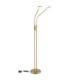 Silvio Integrated LED Multi Arm Floor Lamp Matt Brass Colour 2700-3350-4000K-10