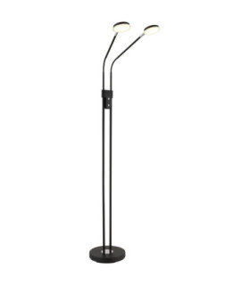 Silvio Integrated LED Multi Arm Floor Lamp Matt Black 2700-3350-4000K-1