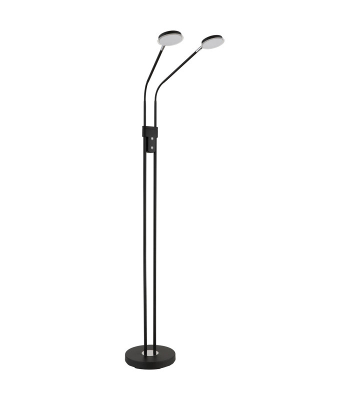 Silvio Integrated LED Multi Arm Floor Lamp Matt Black 2700-3350-4000K-2