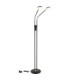 Silvio Integrated LED Multi Arm Floor Lamp Matt Black 2700-3350-4000K-8
