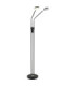 Silvio Integrated LED Multi Arm Floor Lamp Matt Black 2700-3350-4000K-10
