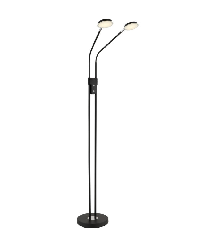 Silvio Integrated LED Multi Arm Floor Lamp Matt Black 2700-3350-4000K-13