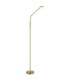 Silvio Integrated LED Task Floor Lamp Matt Brass Colour 2700-3350-4000K-1
