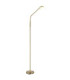 Silvio Integrated LED Task Floor Lamp Matt Brass Colour 2700-3350-4000K-6