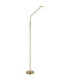 Silvio Integrated LED Task Floor Lamp Matt Brass Colour 2700-3350-4000K-7
