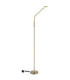 Silvio Integrated LED Task Floor Lamp Matt Brass Colour 2700-3350-4000K-8