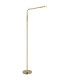 Silvio Integrated LED Task Floor Lamp Matt Brass Colour 2700-3350-4000K-9