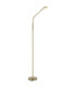 Silvio Integrated LED Task Floor Lamp Matt Brass Colour 2700-3350-4000K-12