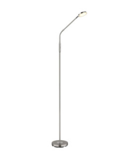 Silvio Integrated LED Task Floor Lamp Matt Nickel 2700-3350-4000K-1
