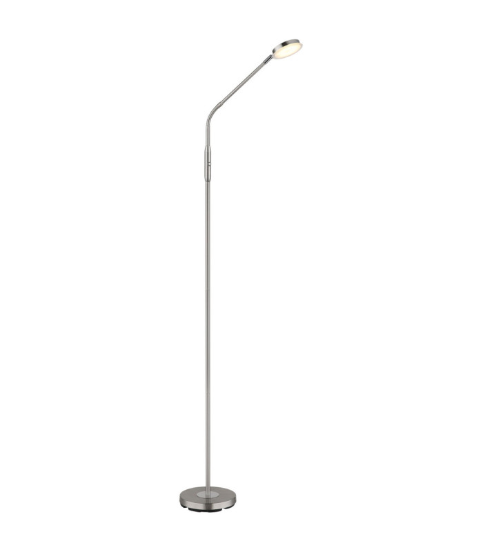 Silvio Integrated LED Task Floor Lamp Matt Nickel 2700-3350-4000K-1