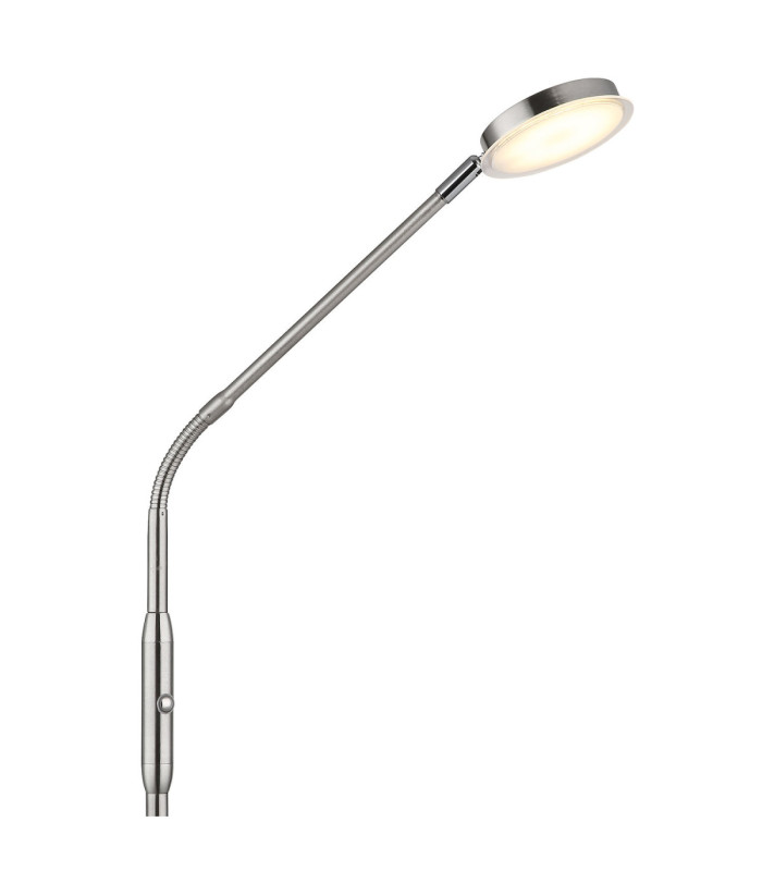 Silvio Integrated LED Task Floor Lamp Matt Nickel 2700-3350-4000K-3