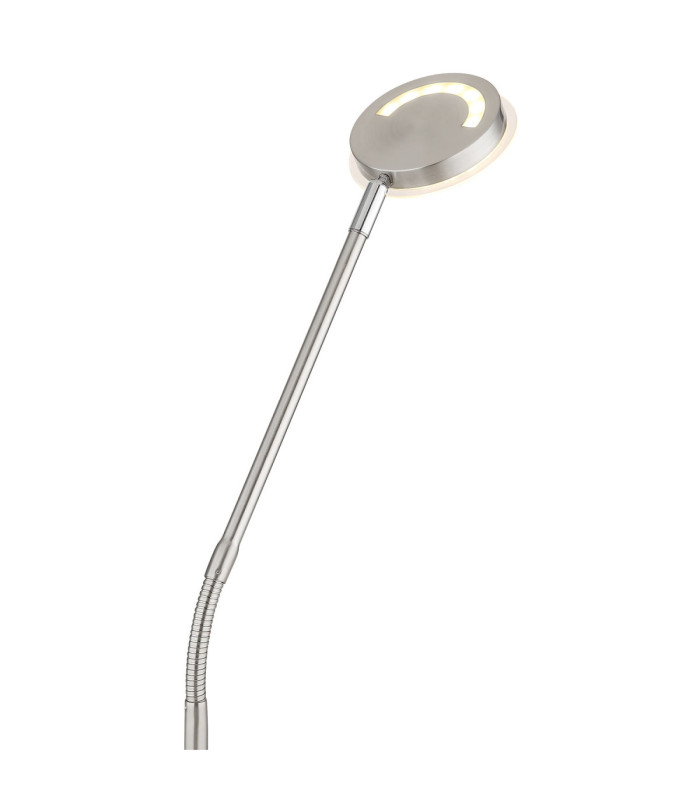 Silvio Integrated LED Task Floor Lamp Matt Nickel 2700-3350-4000K-4