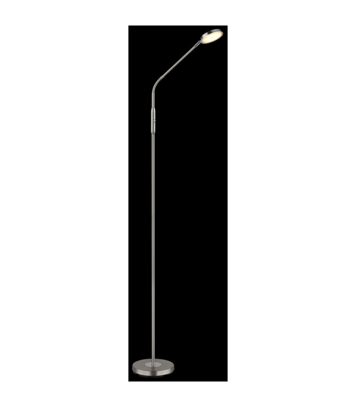Silvio Integrated LED Task Floor Lamp Matt Nickel 2700-3350-4000K-5