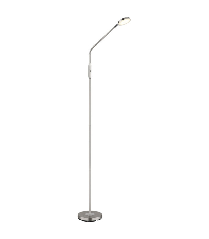 Silvio Integrated LED Task Floor Lamp Matt Nickel 2700-3350-4000K-7