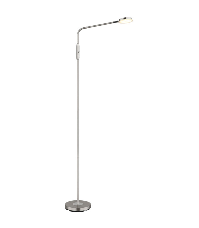Silvio Integrated LED Task Floor Lamp Matt Nickel 2700-3350-4000K-9