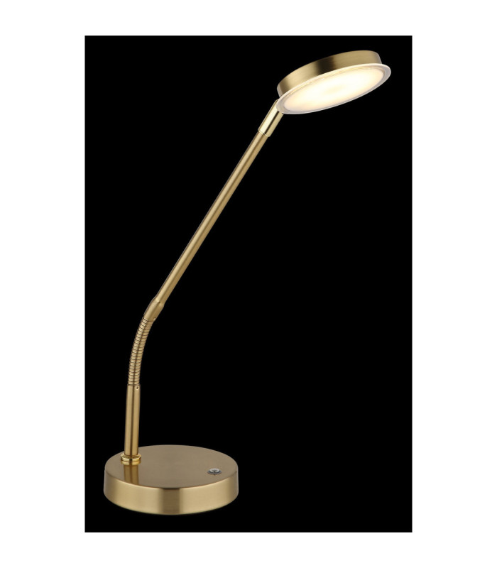 Silvio Integrated LED Desk Task Lamp Matt Brass Colour 2700-3350-4000K-3