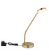 Silvio Integrated LED Desk Task Lamp Matt Brass Colour 2700-3350-4000K-6