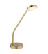 Silvio Integrated LED Desk Task Lamp Matt Brass Colour 2700-3350-4000K-9