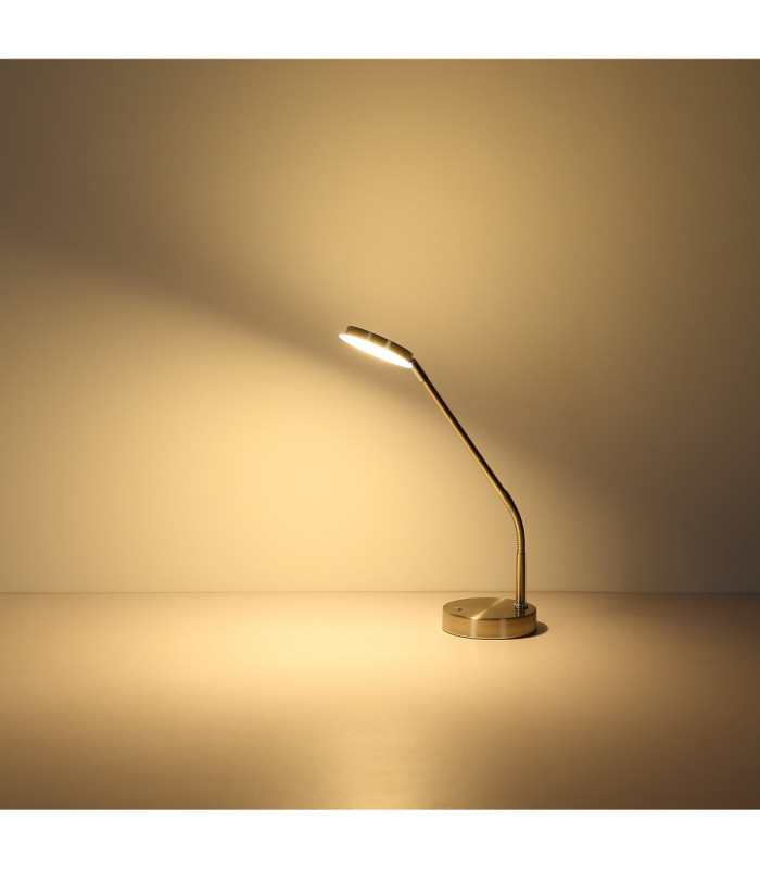 Silvio Integrated LED Desk Task Lamp Matt Nickel 2700-3350-4000K-7