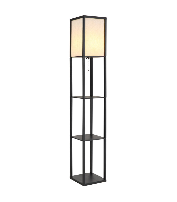 Tabitha Floor Lamp Matt Black 1x E27-1