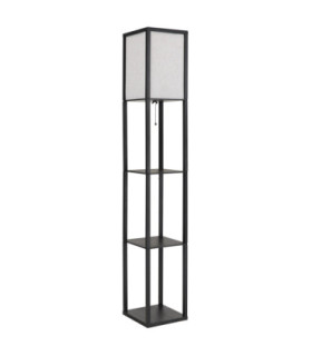 Tabitha Floor Lamp Matt Black 1x E27-2