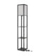 Tabitha Floor Lamp Matt Black 1x E27-5