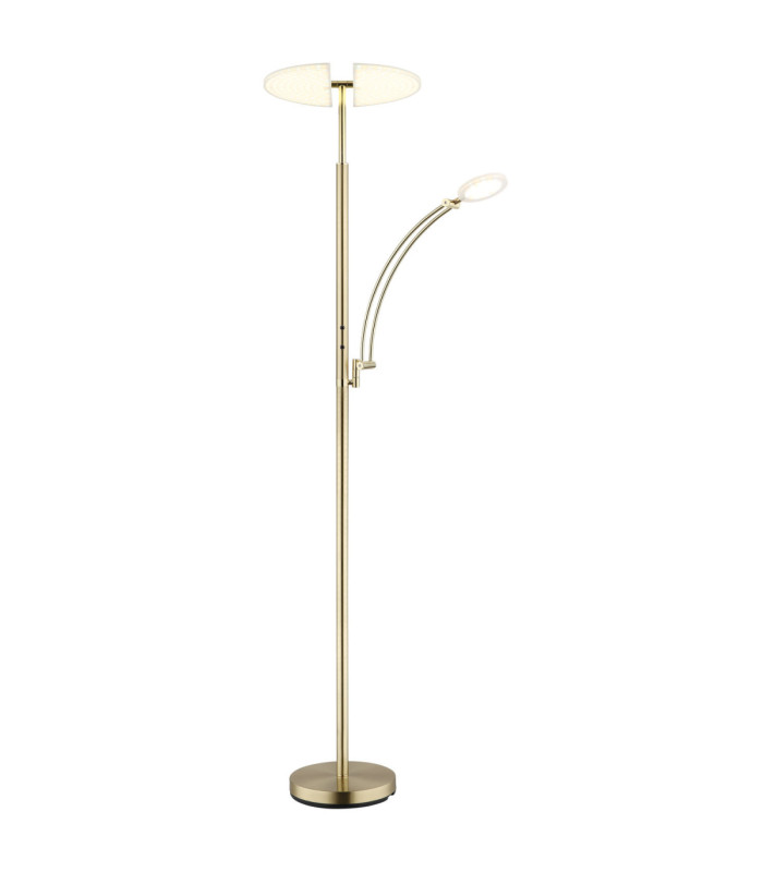 Tirana Integrated LED Mother & Child Lamp Matt Brass Colour 2700-4000-6000K-1
