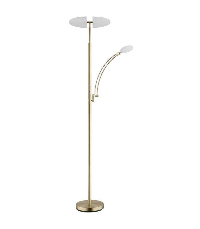 Tirana Integrated LED Mother & Child Lamp Matt Brass Colour 2700-4000-6000K-2