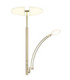 Tirana Integrated LED Mother & Child Lamp Matt Brass Colour 2700-4000-6000K-3