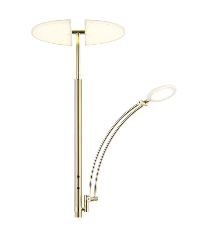 Tirana Integrated LED Mother & Child Lamp Matt Brass Colour 2700-4000-6000K-3