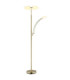 Tirana Integrated LED Mother & Child Lamp Matt Brass Colour 2700-4000-6000K-4