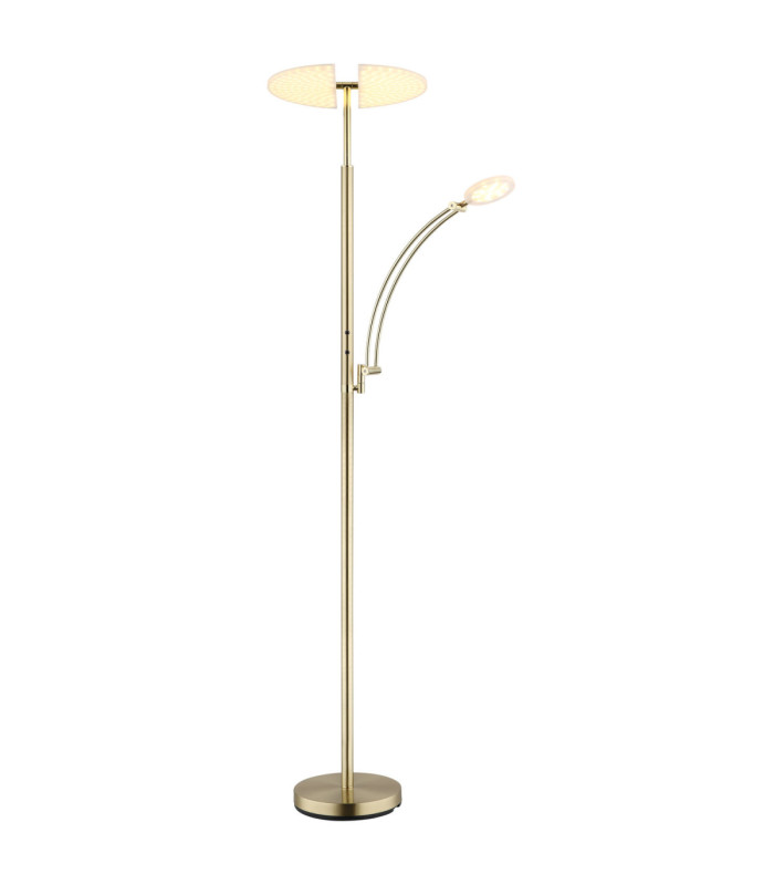 Tirana Integrated LED Mother & Child Lamp Matt Brass Colour 2700-4000-6000K-4
