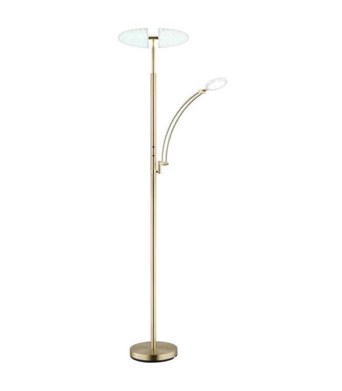 Tirana Integrated LED Mother & Child Lamp Matt Brass Colour 2700-4000-6000K-5