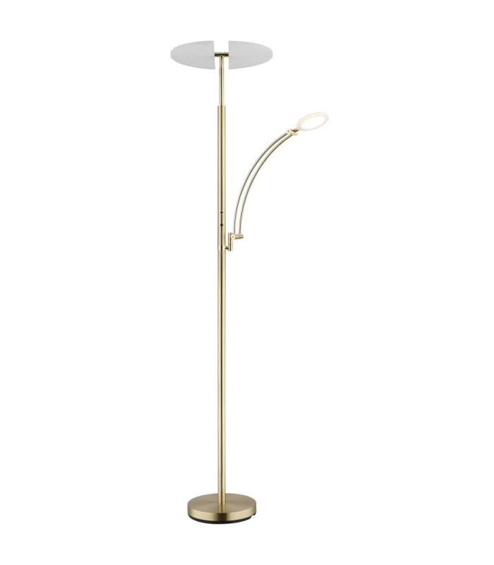 Tirana Integrated LED Mother & Child Lamp Matt Brass Colour 2700-4000-6000K-7