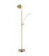 Tirana Integrated LED Mother & Child Lamp Matt Brass Colour 2700-4000-6000K-9