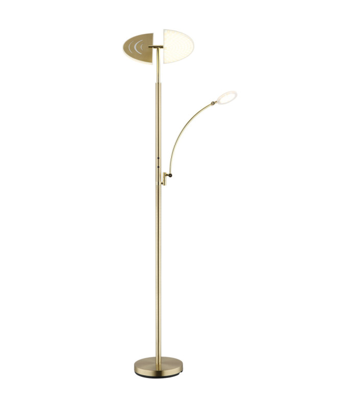 Tirana Integrated LED Mother & Child Lamp Matt Brass Colour 2700-4000-6000K-9