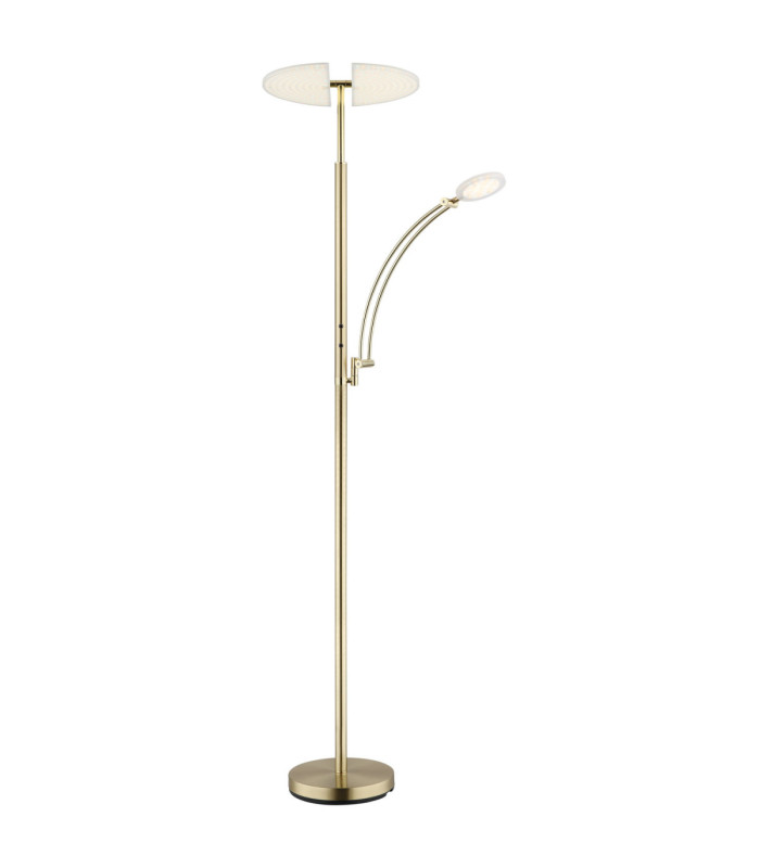 Tirana Integrated LED Mother & Child Lamp Matt Brass Colour 2700-4000-6000K-13