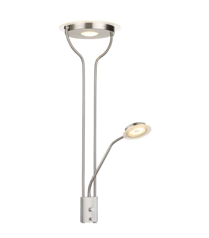 Briant Integrated LED Mother & Child Lamp Matt Nickel 3000K-4