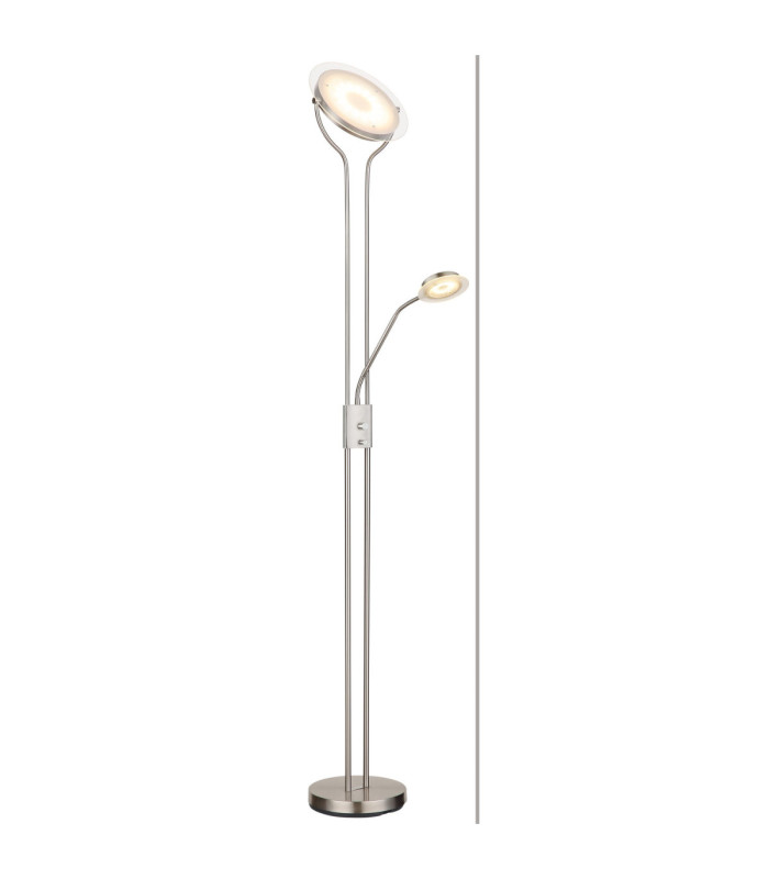 Briant Integrated LED Mother & Child Lamp Matt Nickel 3000K-6