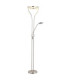 Ebro Integrated LED Mother & Child Lamp Chrome 3000K-5