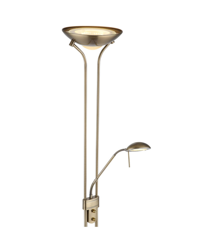 Leonas Integrated LED Mother & Child Lamp Old Brass 3000K-4