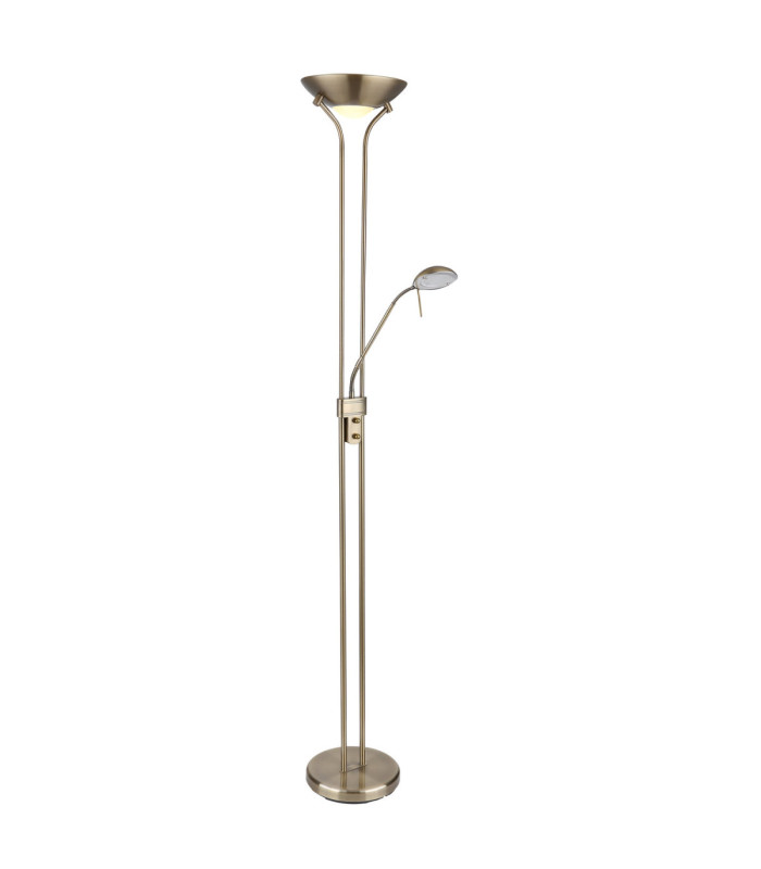Leonas Integrated LED Mother & Child Lamp Old Brass 3000K-5