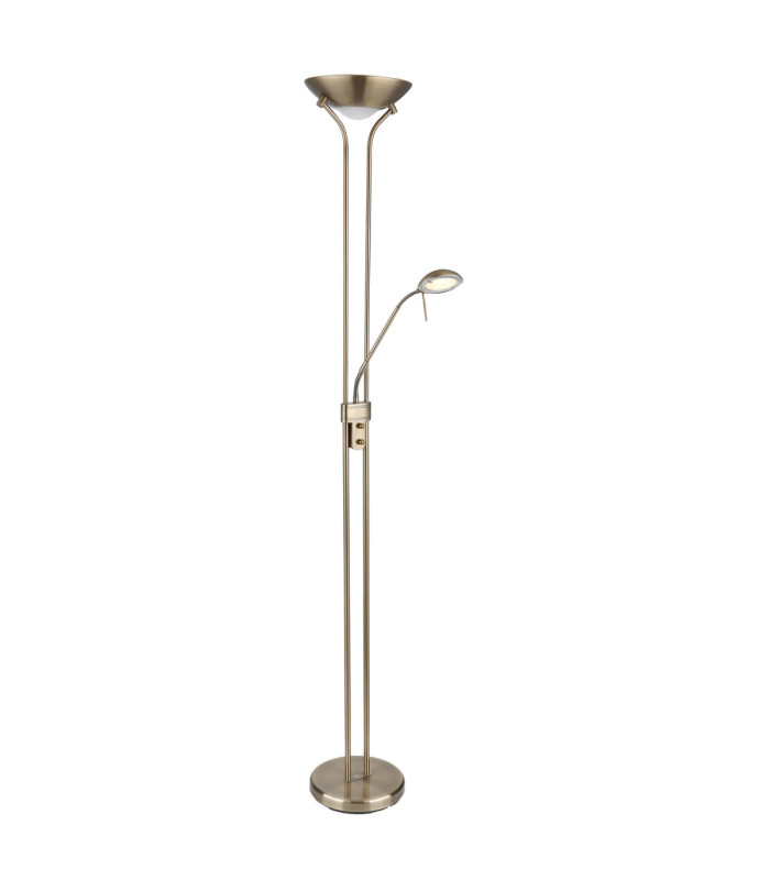 Leonas Integrated LED Mother & Child Lamp Old Brass 3000K-6