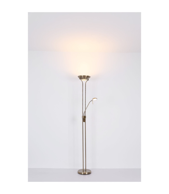 Leonas Integrated LED Mother & Child Lamp Old Brass 3000K-8
