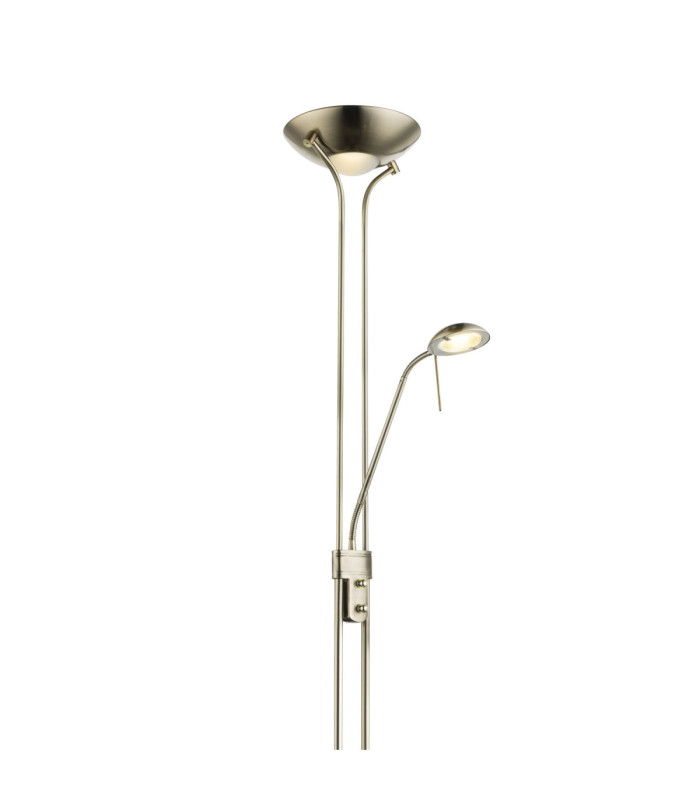 Leonas Integrated LED Mother & Child Lamp Brass Colour 3000K-2