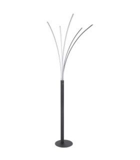 Bizzy Integrated LED Multi Arm Floor Lamp Matt Black 3000K-2