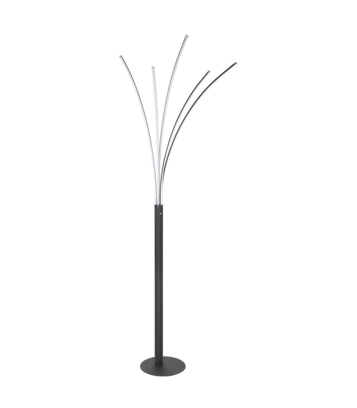 Bizzy Integrated LED Multi Arm Floor Lamp Matt Black 3000K-2