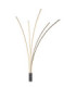 Bizzy Integrated LED Multi Arm Floor Lamp Matt Black 3000K-3