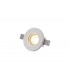 Round Stepped Recessed Spotlight, GU10, White Paintable Gypsum, Cut Out: D:103mm - 4