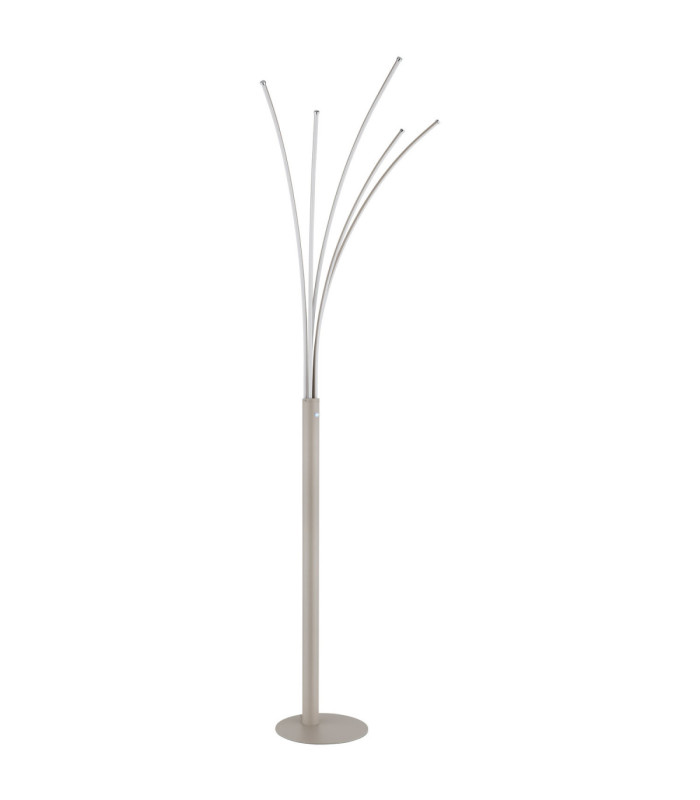 Bizzy Integrated LED Multi Arm Floor Lamp Matt Sand Colour 3000K-2